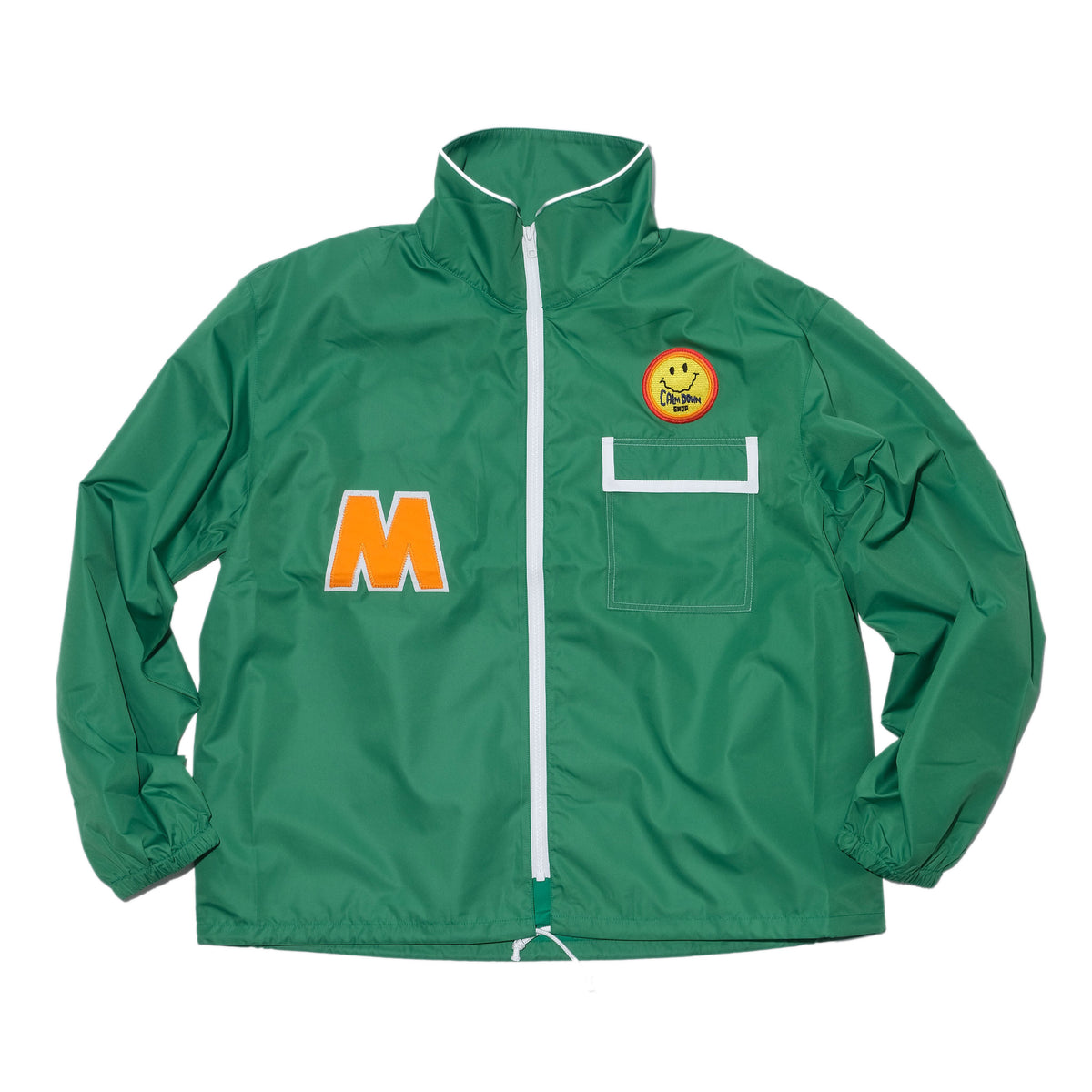 SWJP HI SURF NYLON ZIP JACKET GREEN