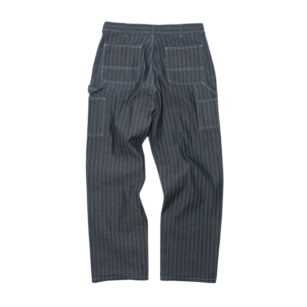 SWJP HERRINGBONE DENIM CARPENTER PANTS GRAY