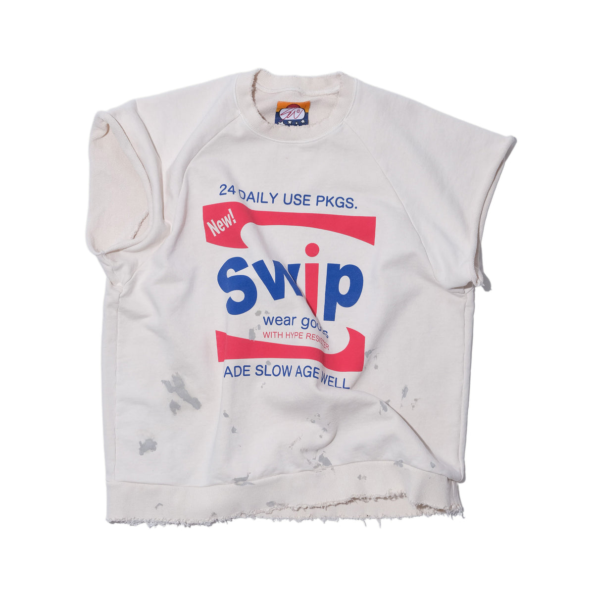 SWJP WARHOL WORKOUT SWEATSHIRT WHITE