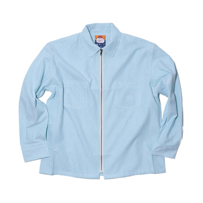 SWJP OXFORD ZIP SHIRT GREEN