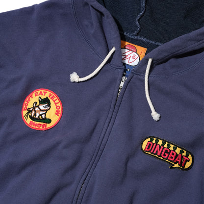 SWJP ZIP HOODIE NAVY