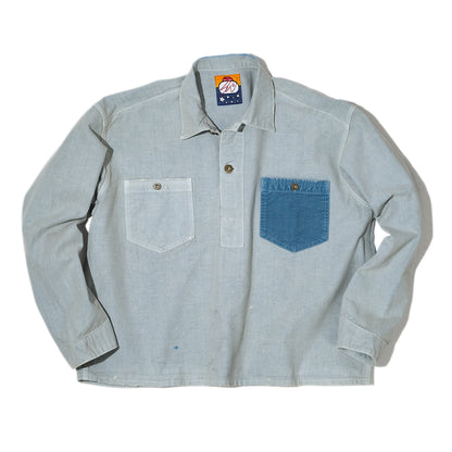 SWJP PULLOVER WORK SHIRT BLUE