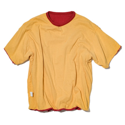 SWJP STEAMBOAT REVERSIBLE T-SHIRT RED/YELLOW