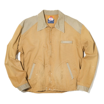 SWJP TWO TONE WORK JACKET BEIGE
