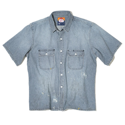 SWJP HICKORY S/S SHIRT BLUE