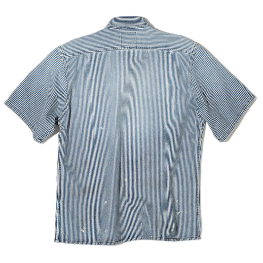 SWJP HICKORY S/S SHIRT BLUE