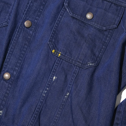 SWJP SOFT DENIM JACKET NAVY