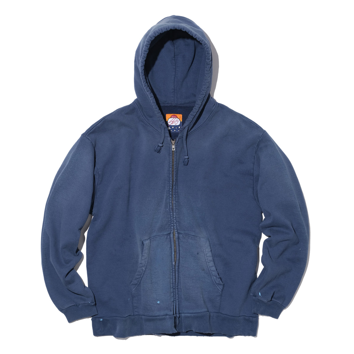 SWJP ZIP UP HOODIE NAVY