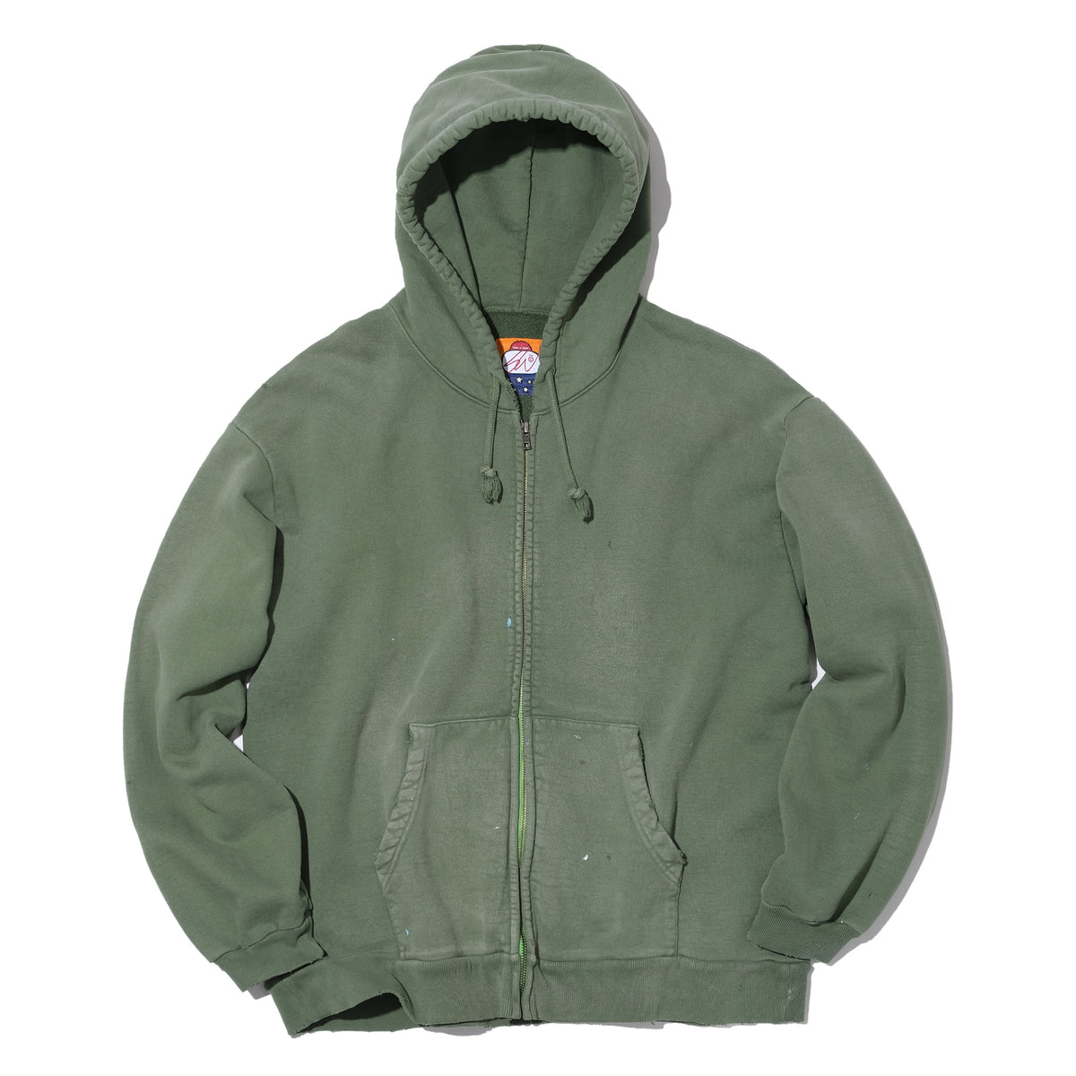 SWJP ZIP UP HOODIE GREEN