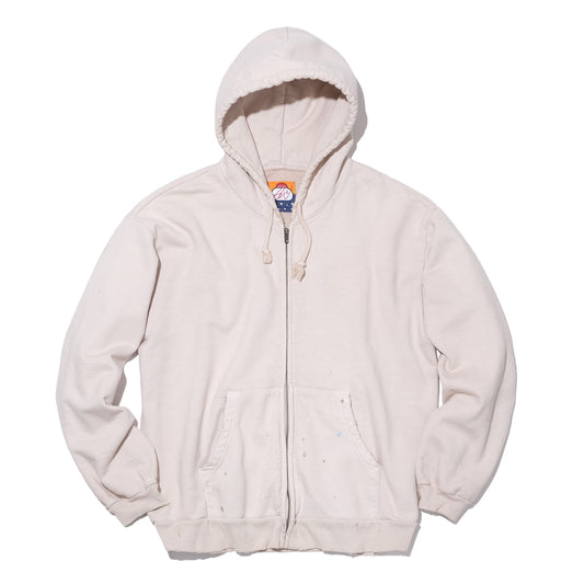 SWJP ZIP UP HOODIE OATMEAL