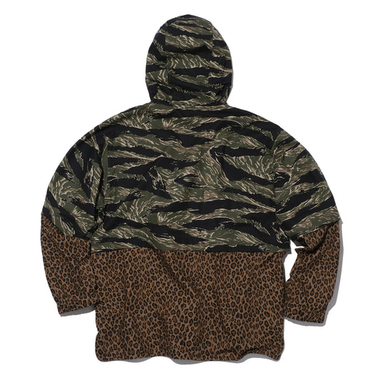 SWJP CONVERTIBLE ANORAK JACKET OLIVE