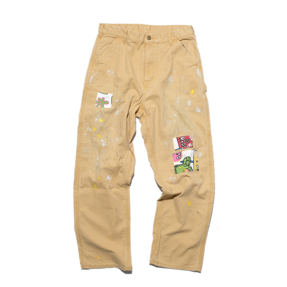 SWJP REPAIRED CARPENTER PANTS BEIGE