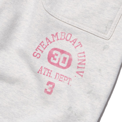 SWJP STEAMBOAT UNIV. SWEAT PANTS IVORY