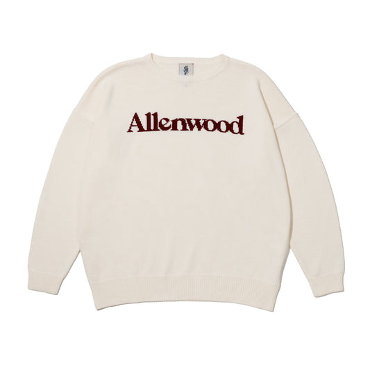 ALLENWOOD LOGO KNIT IVORY