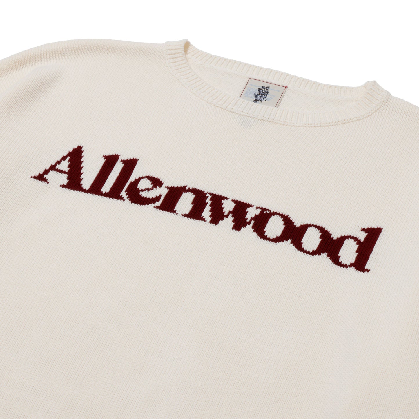 ALLENWOOD LOGO KNIT IVORY