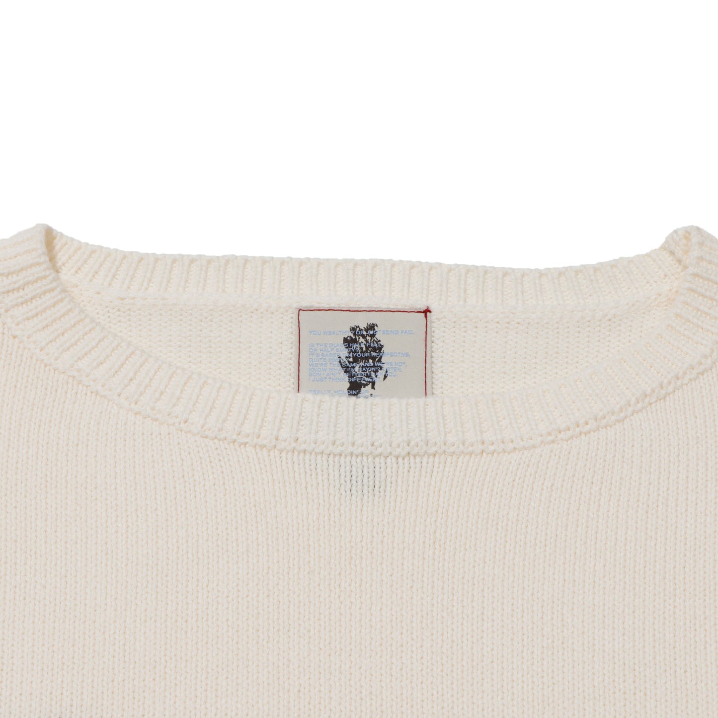 ALLENWOOD LOGO KNIT IVORY