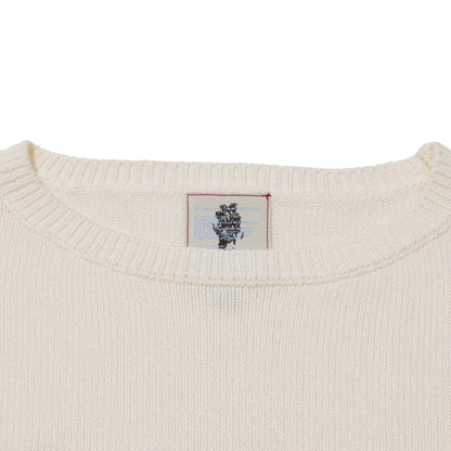 ALLENWOOD LOGO KNIT IVORY