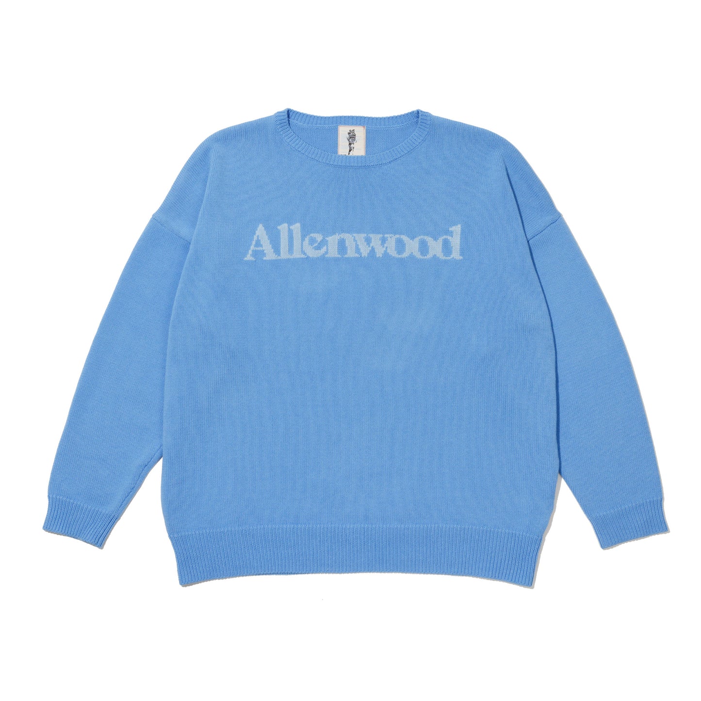 ALLENWOOD LOGO KNIT SAX BLUE
