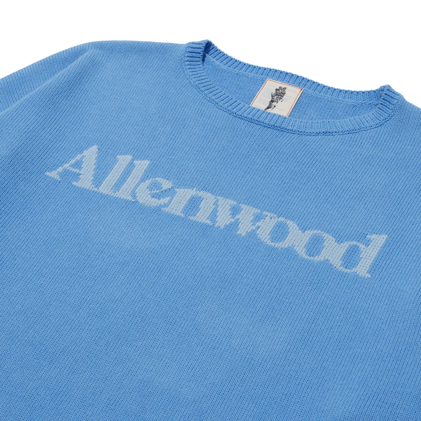 ALLENWOOD LOGO KNIT SAX BLUE