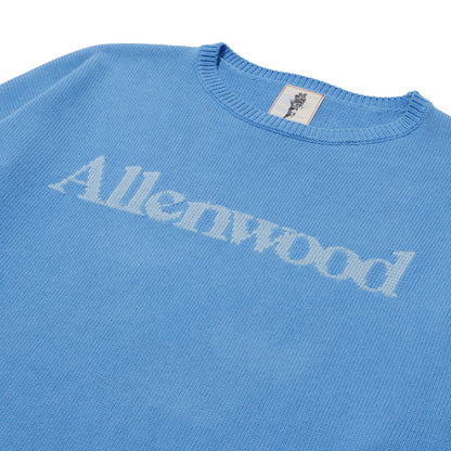 ALLENWOOD LOGO KNIT SAX BLUE