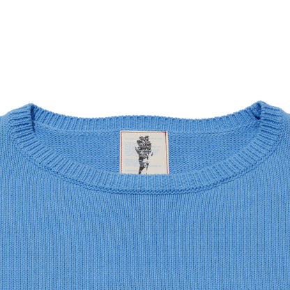 ALLENWOOD LOGO KNIT SAX BLUE