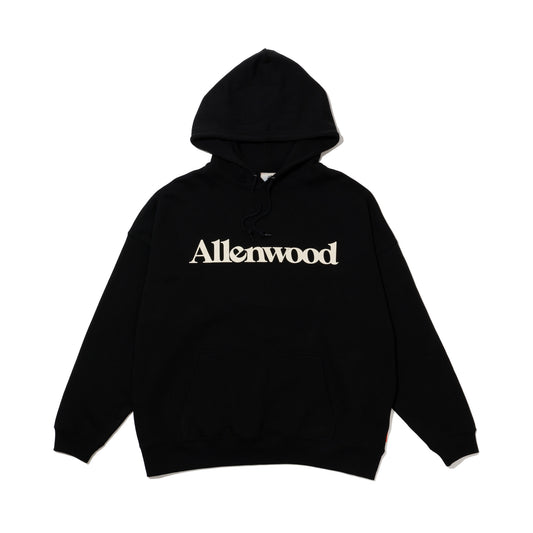 ALLENWOOD LOGO OVERSIZED HOODIE BLACK