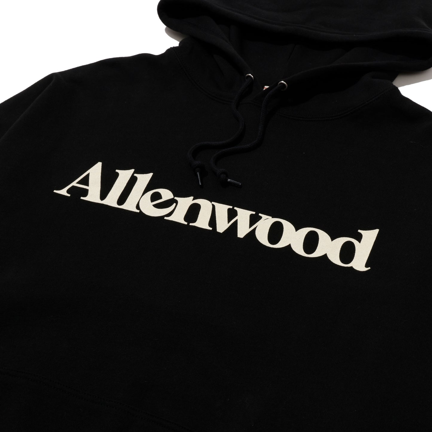 ALLENWOOD LOGO OVERSIZED HOODIE BLACK