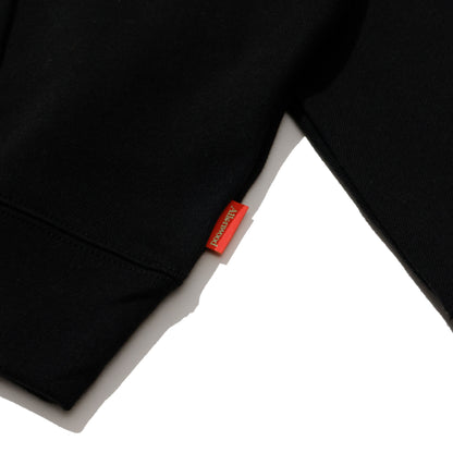 ALLENWOOD LOGO OVERSIZED HOODIE BLACK