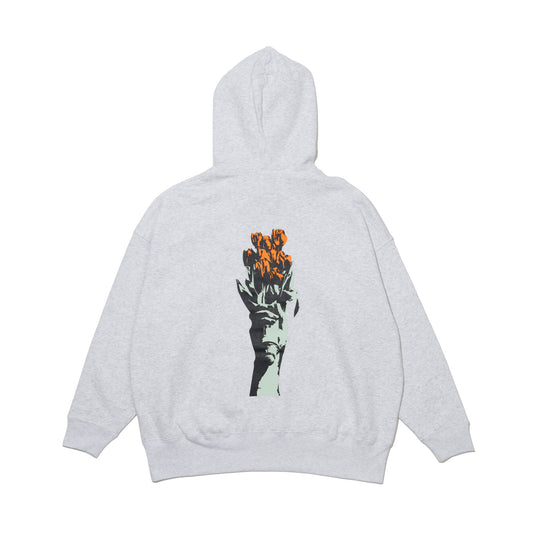 ALLENWOOD F.O.P OVERSIZED HOODIE ASH GRAY