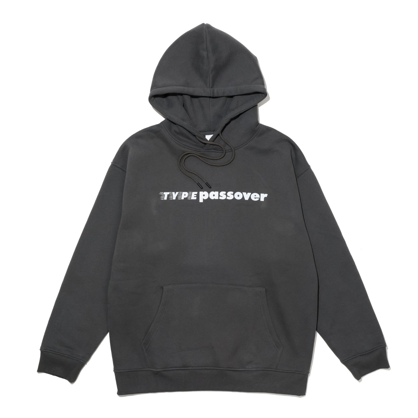TYPE C x PASSOVER  TYPE PASSOVER HOODIE PASTEL CHARCOAL