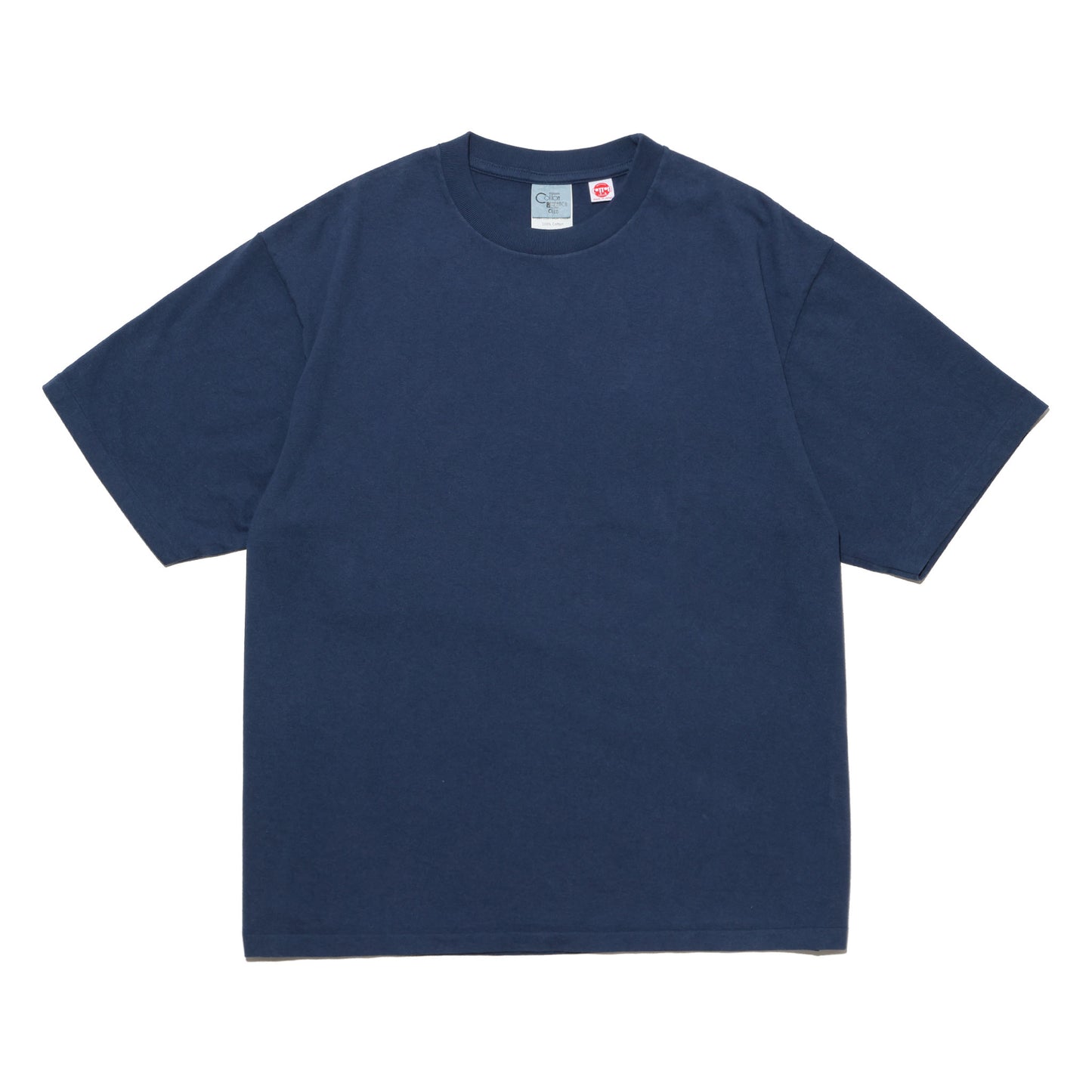 【EXCLUSIVE】COTTON RESEARCH CLUB S/S TUBULAR T-SHIRT NAVY