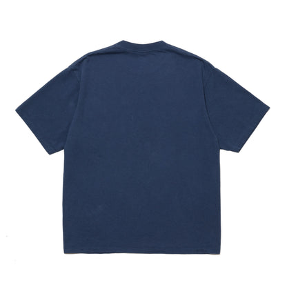 【EXCLUSIVE】COTTON RESEARCH CLUB S/S TUBULAR T-SHIRT NAVY