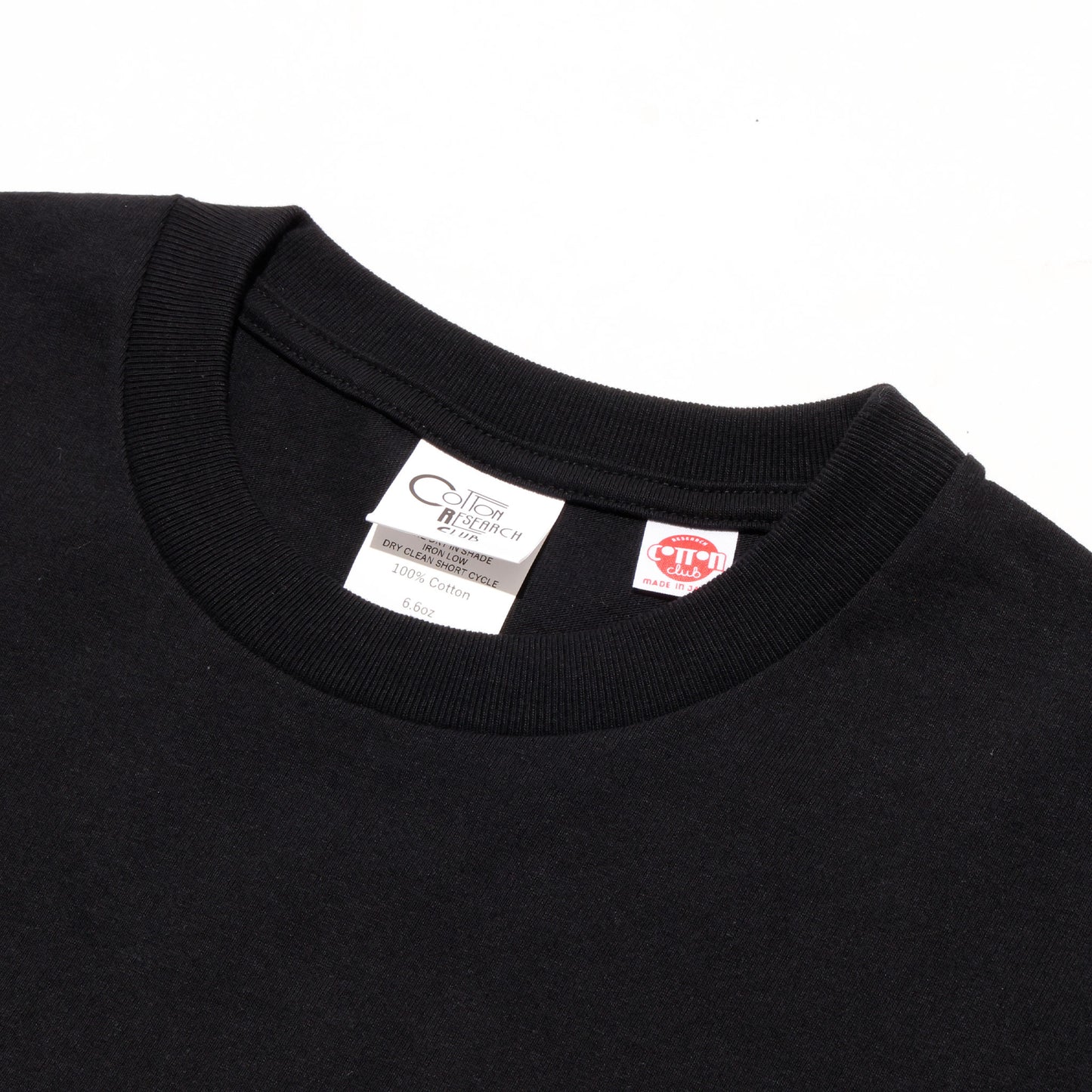 COTTON RESEARCH CLUB S/S TUBULAR T-SHIRT BLACK