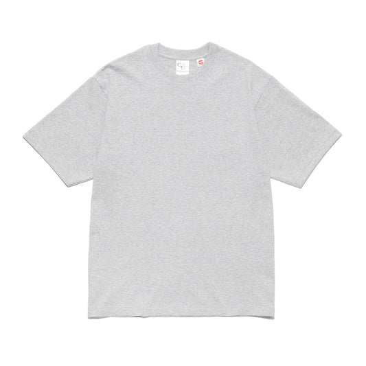 COTTON RESEARCH CLUB S/S TUBULAR T-SHIRT HEATHER GRAY