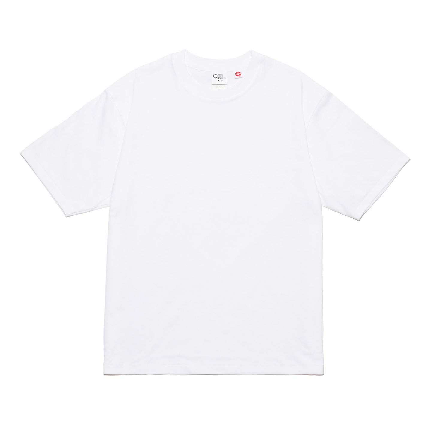 COTTON RESEARCH CLUB S/S TUBULAR T-SHIRT WHITE