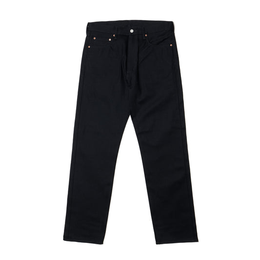 COTTON RESEARCH CLUB SELVAGE BLACK DENIM JEANS BLACK