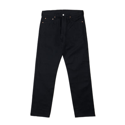 COTTON RESEARCH CLUB SELVAGE BLACK DENIM JEANS BLACK