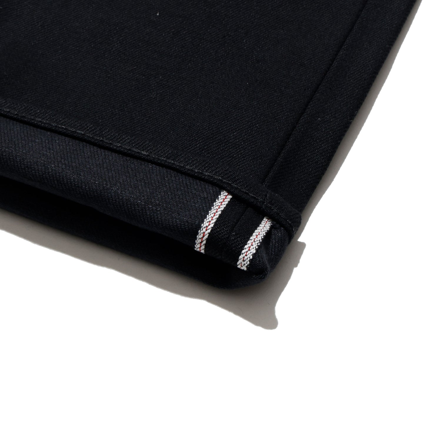 COTTON RESEARCH CLUB SELVAGE BLACK DENIM JEANS BLACK