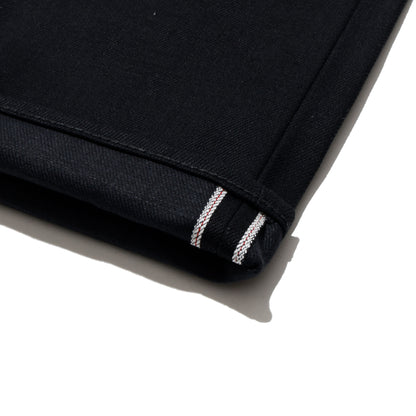 COTTON RESEARCH CLUB SELVAGE BLACK DENIM JEANS BLACK