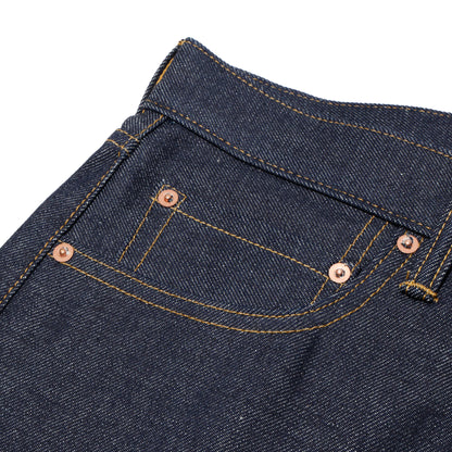 COTTON RESEARCH CLUB SELVAGE INDIGO DENIM JEANS INDIGO
