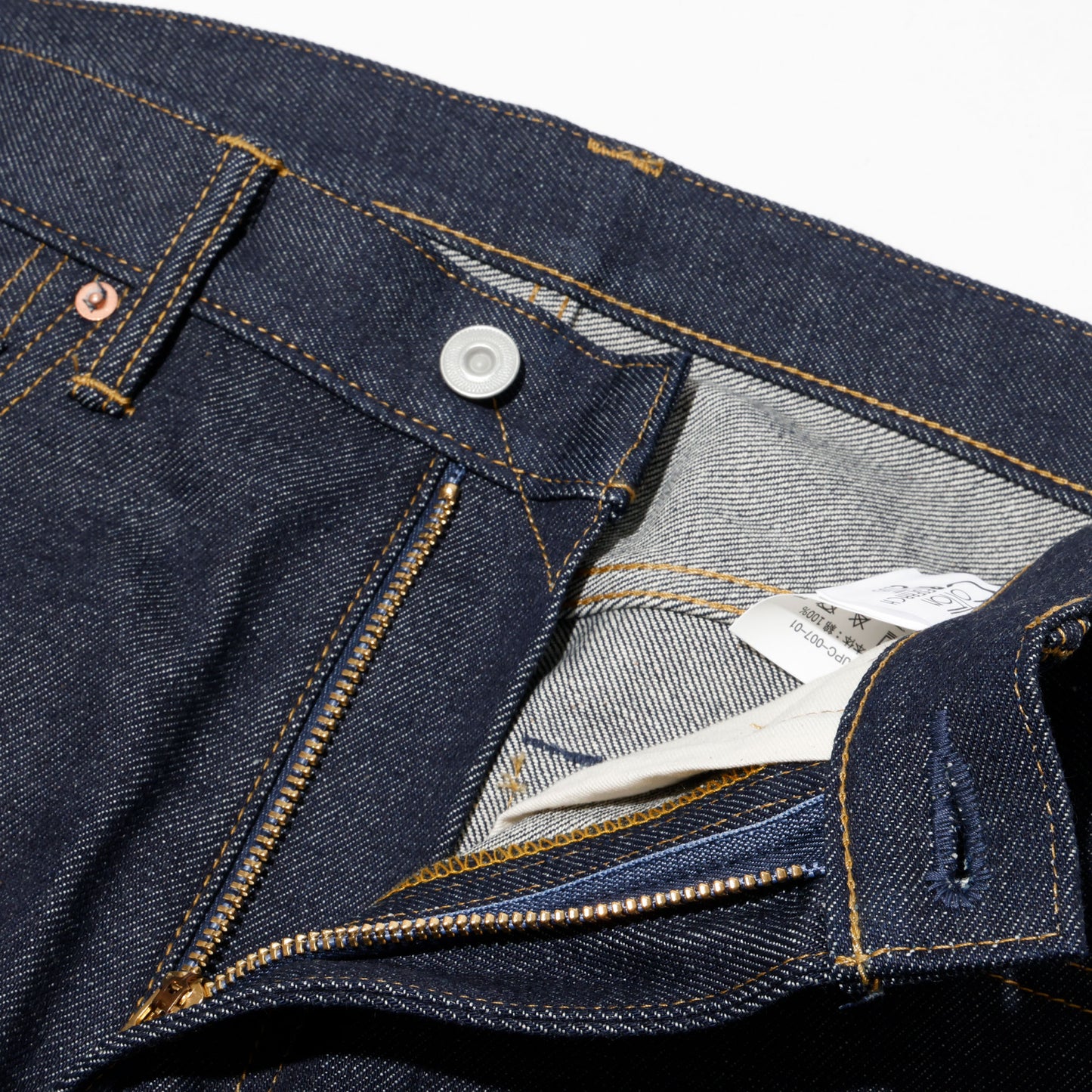 COTTON RESEARCH CLUB SELVAGE INDIGO DENIM JEANS INDIGO