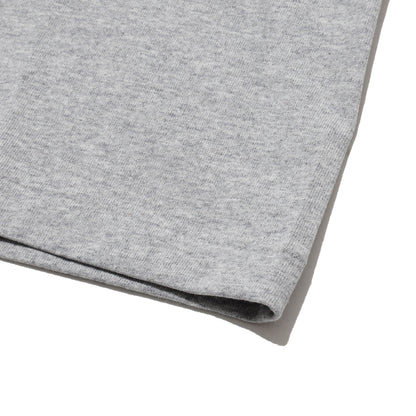 COTTON RESEARCH CLUB S/S TUBULAR T-SHIRT HEATHER GRAY