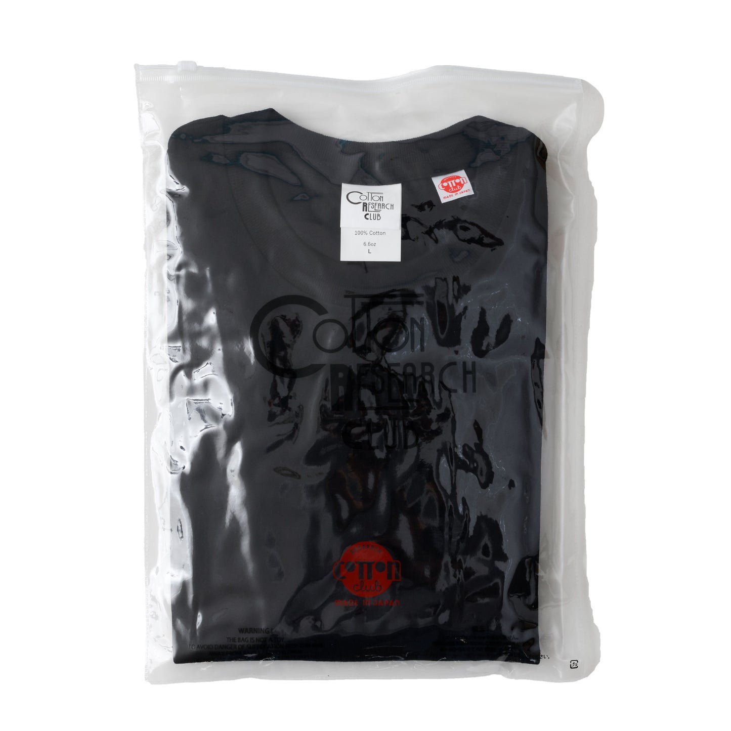 COTTON RESEARCH CLUB S/S TUBULAR T-SHIRT BLACK