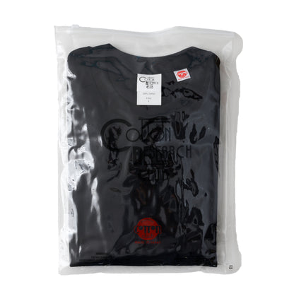 COTTON RESEARCH CLUB S/S TUBULAR T-SHIRT BLACK