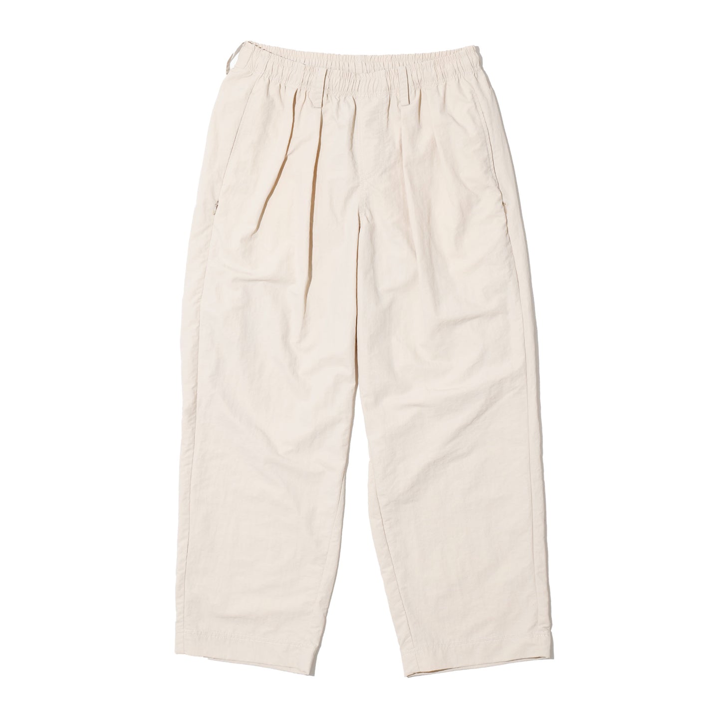 【EXCLUSIVE】BAGGY SPORTS 2TUCKS NYLON CHINO IVORY