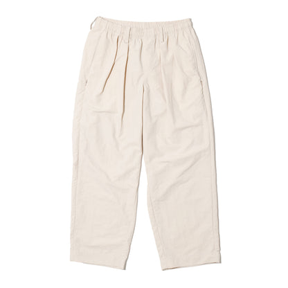 【EXCLUSIVE】BAGGY SPORTS 2TUCKS NYLON CHINO IVORY