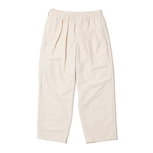 【EXCLUSIVE】BAGGY SPORTS 2TUCKS NYLON CHINO IVORY