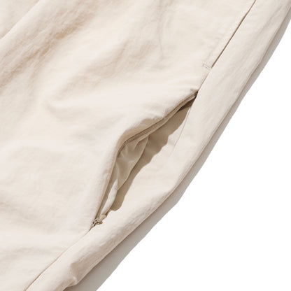 【EXCLUSIVE】BAGGY SPORTS 2TUCKS NYLON CHINO IVORY