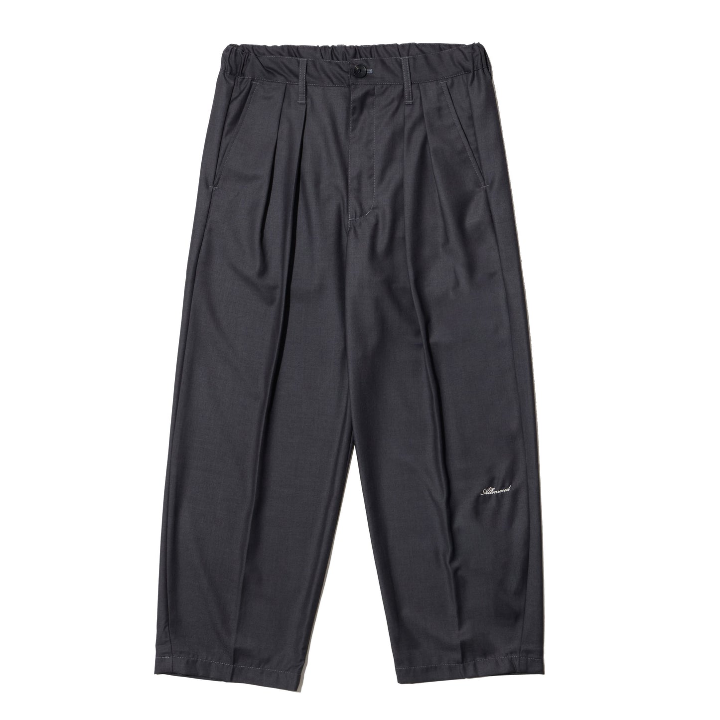 ALLENWOOD TWO TUCK SLACKS GRAY