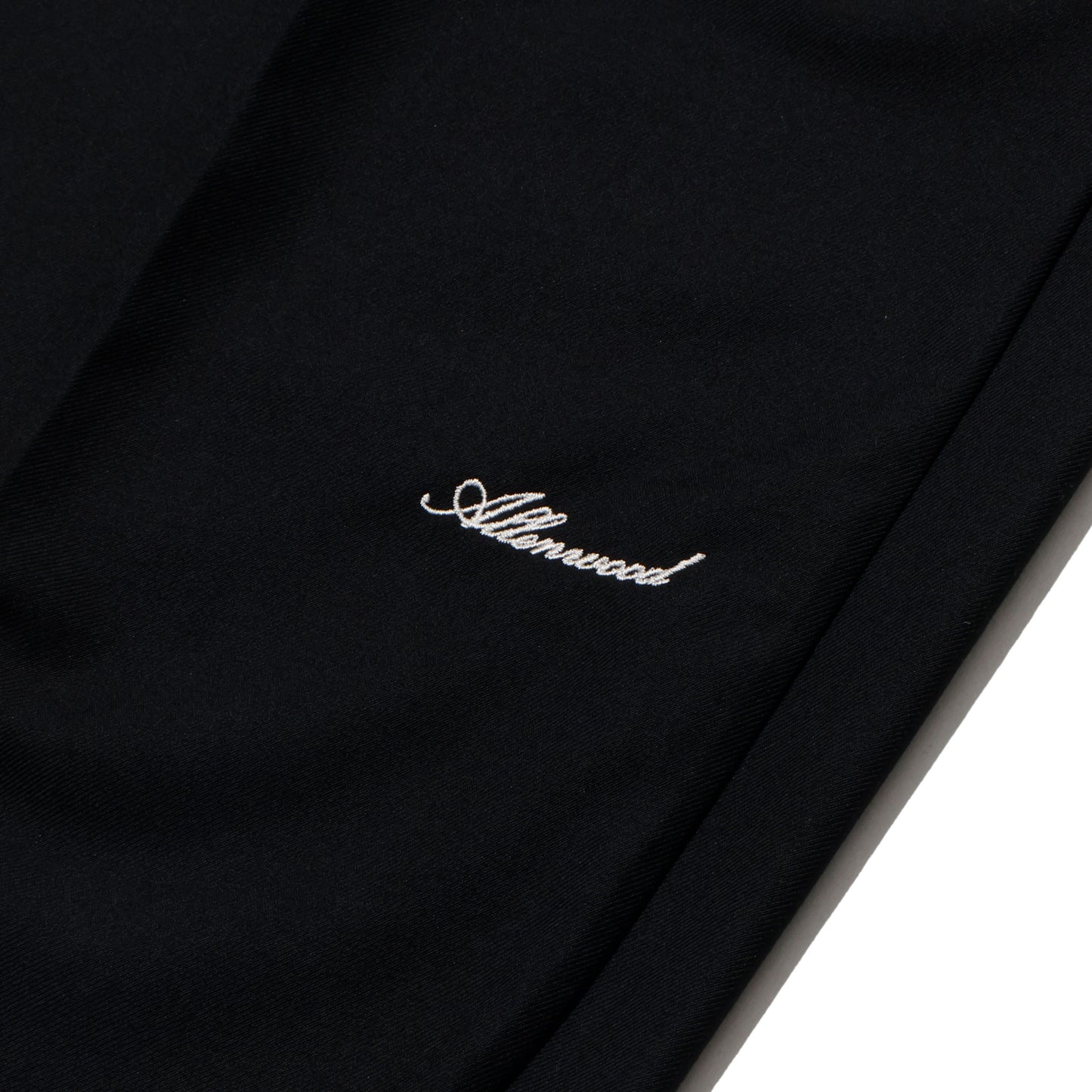 ALLENWOOD TWO TUCK SLACKS BLACK